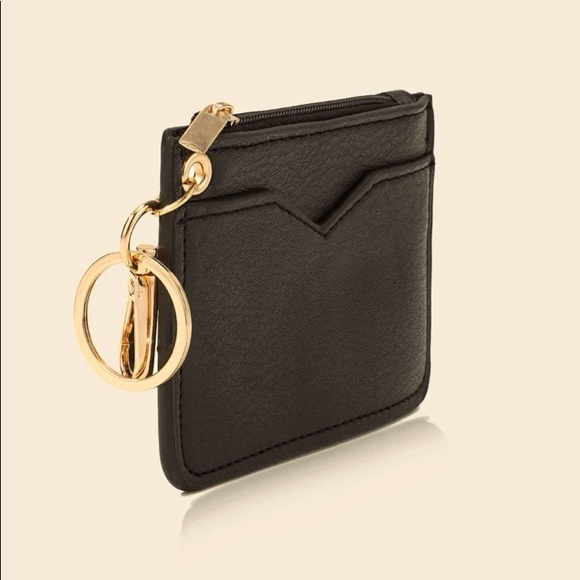 Cute Black Key Chain Card Holder - Picture 4 of 13